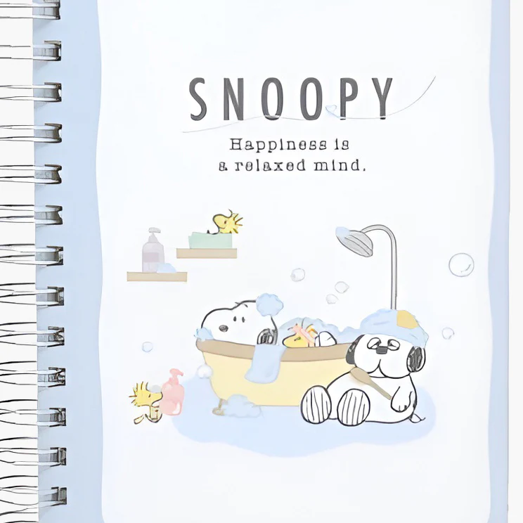 Peanuts Snoopy Notebook - Happiness in a Bubble Bath