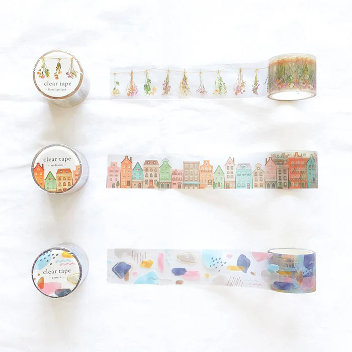 Mind Wave Clear Masking Tape - Limited Edition - Twilight Beach
