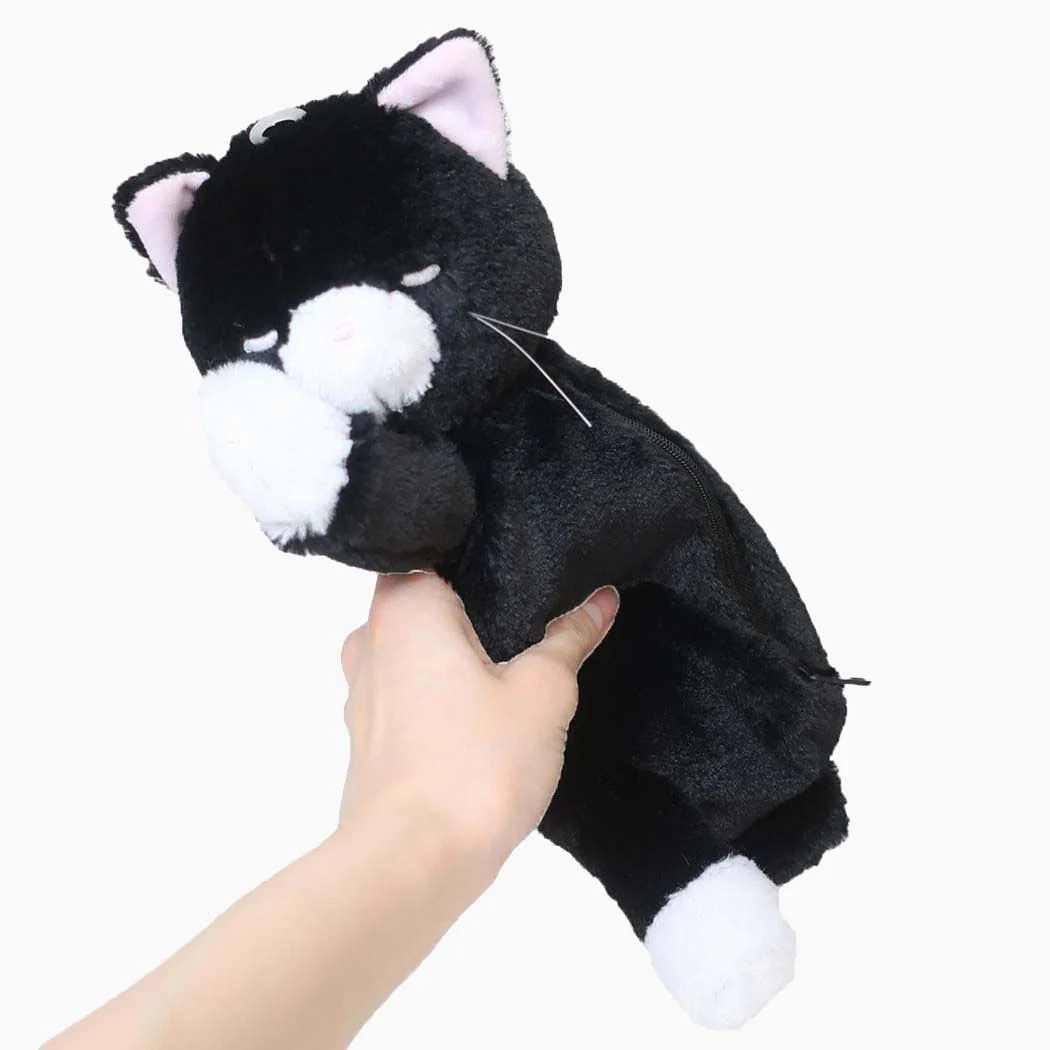 Kamio Japan Sleepy Critters Plush Pencil Case