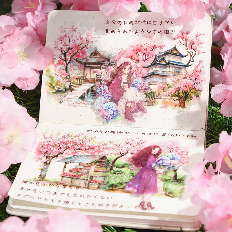 Kyoto in Spring PET Stickers - Limited Spring Edition