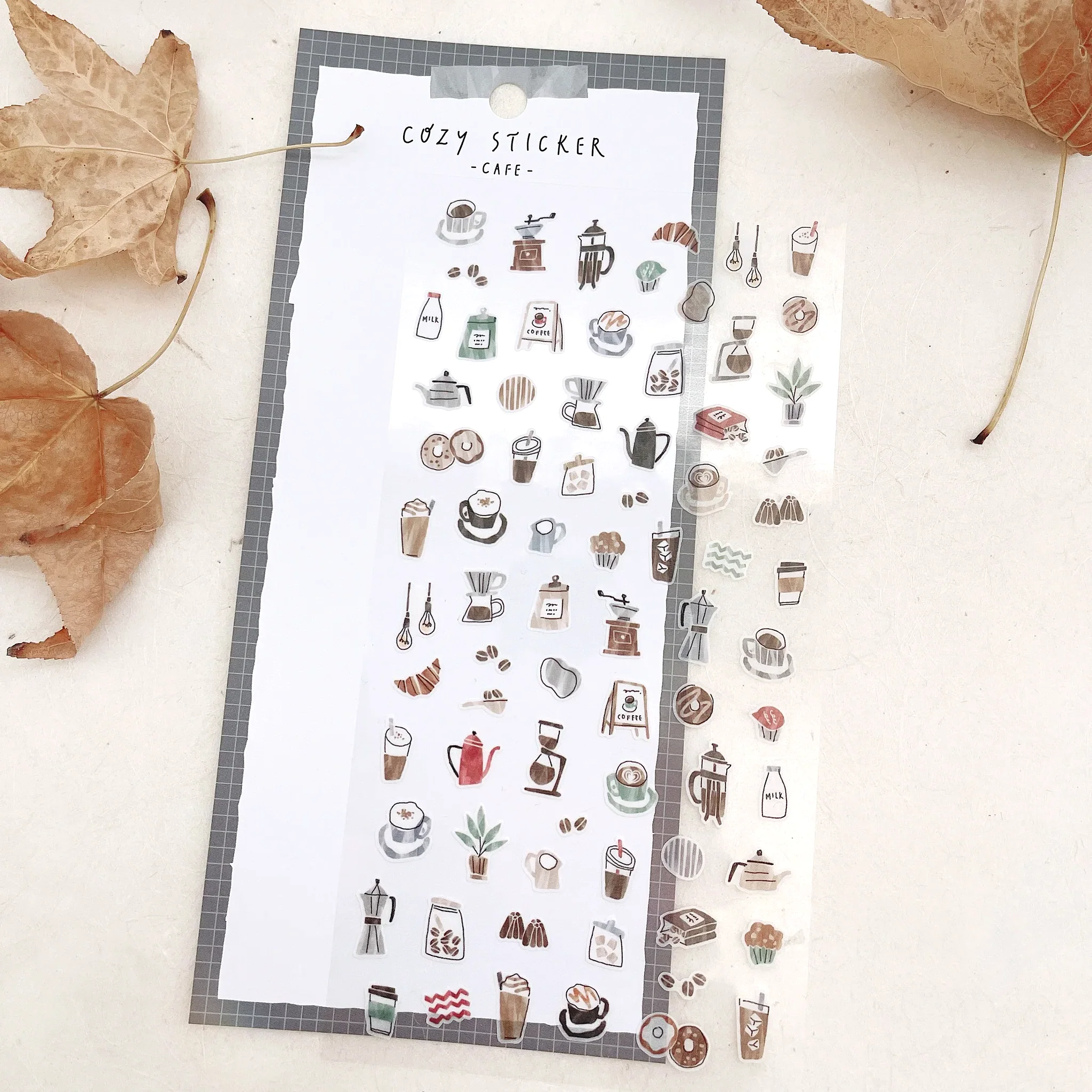 Mind Wave Cozy Stickers - Cafe