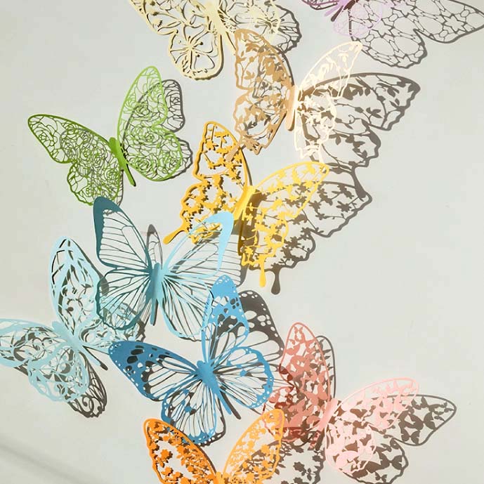 Die-Cut Butterflies Decorative Paper Set
