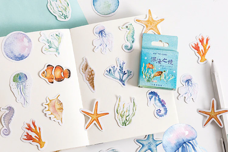 Ocean Wonders Paper Stickers