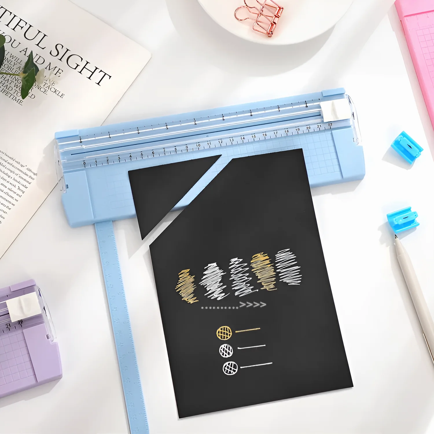 Bidirectional Manual Paper Cutter