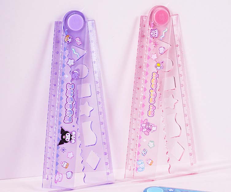 Sanrio Characters Stencil & Ruler Duo