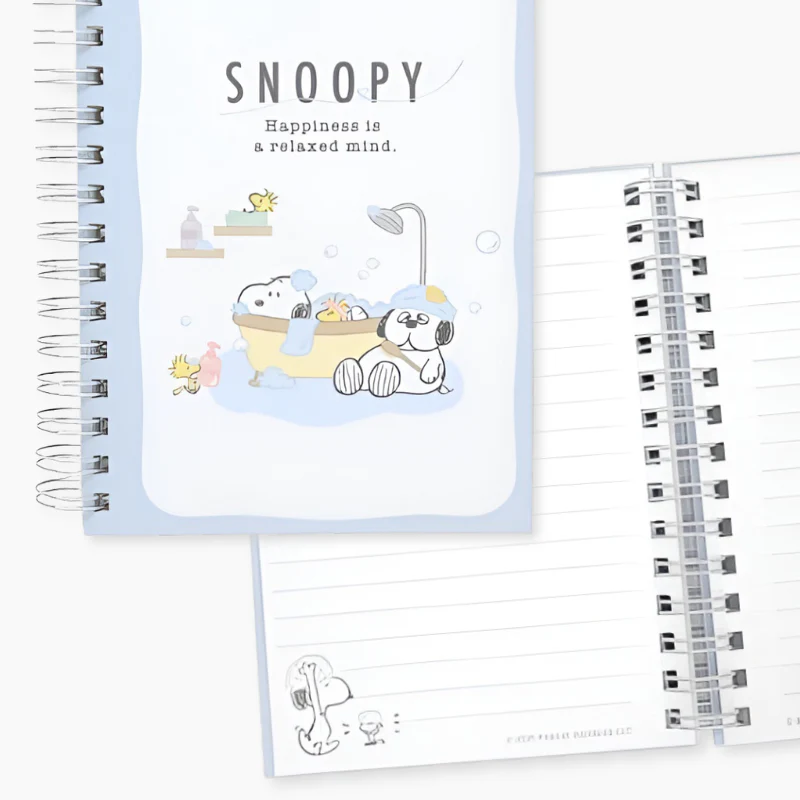 Peanuts Snoopy Notebook - Happiness in a Bubble Bath