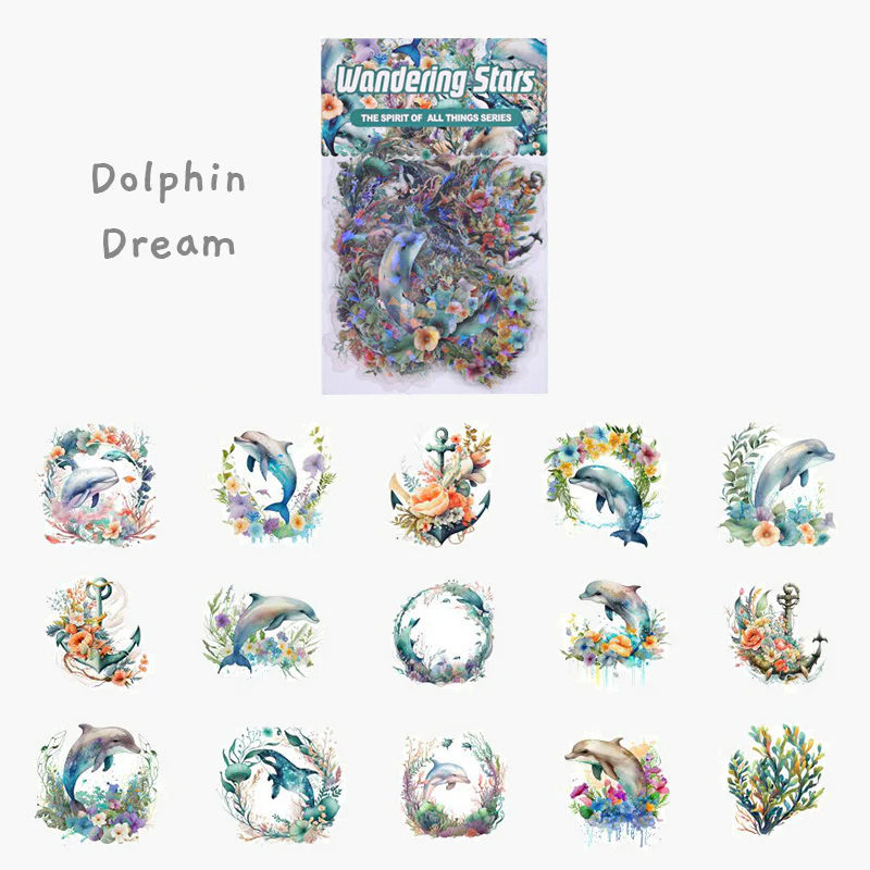 Shimmering Sea Wonders Stickers - Limited Summer Edition
