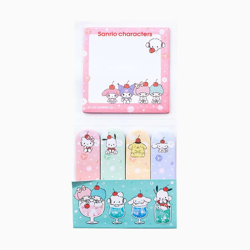 Sanrio Characters Large Sticky Notes Set - Sweet Life