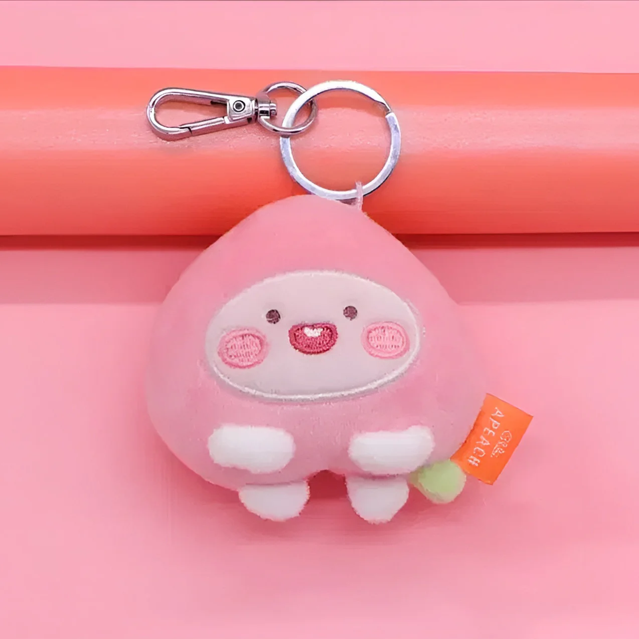 Kakao Friends Keychain - Pink Peach