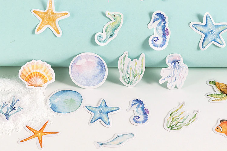 Ocean Wonders Paper Stickers