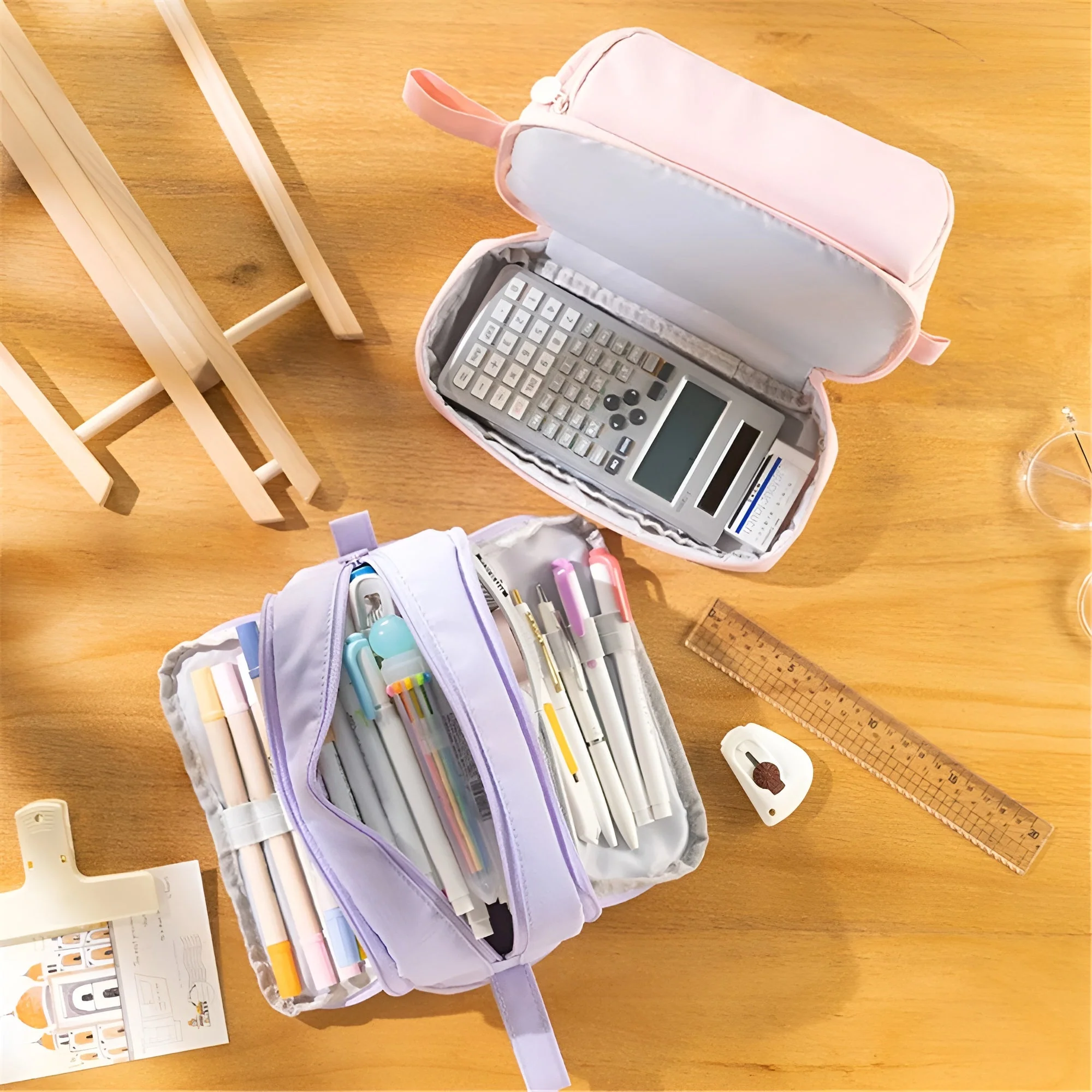 Angoo Large Capacity Pencil Case