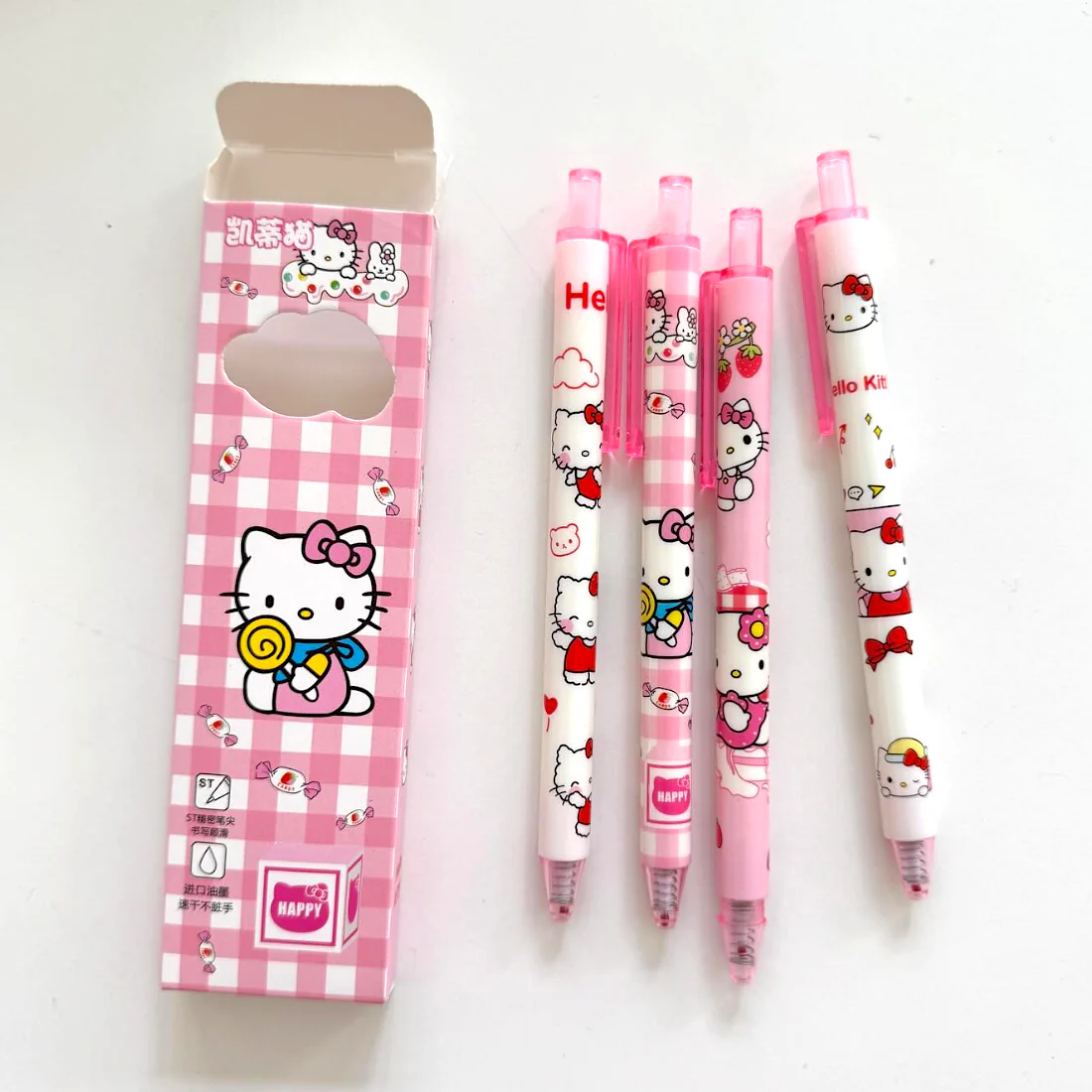 Sanrio Hello Kitty Gel Pen - Set of 4