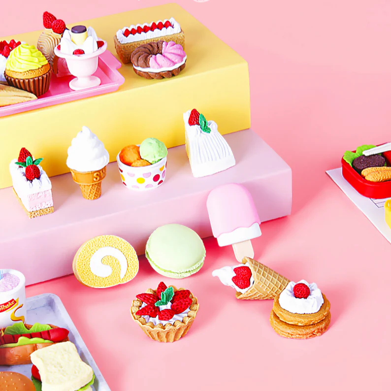 Iwako Eraser Set - French Pastry