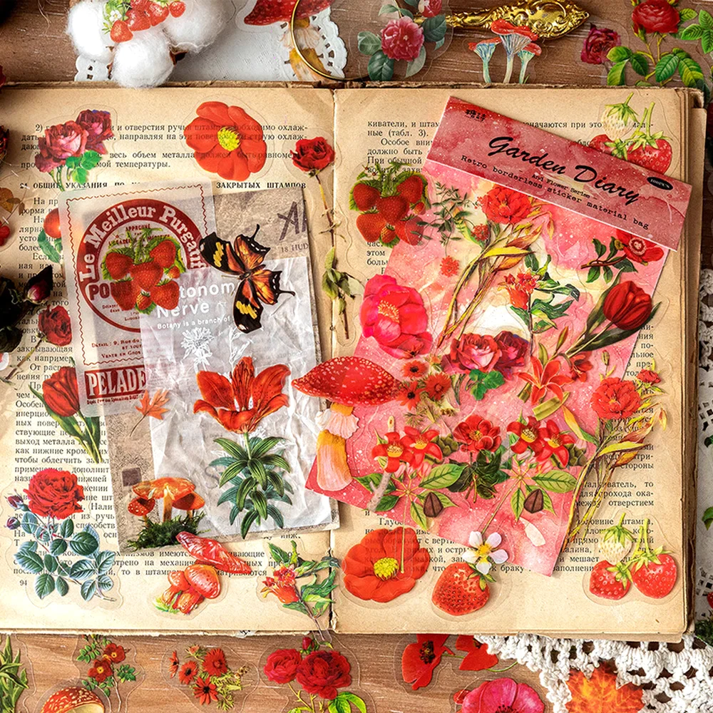 Garden Diary Flower Stickers