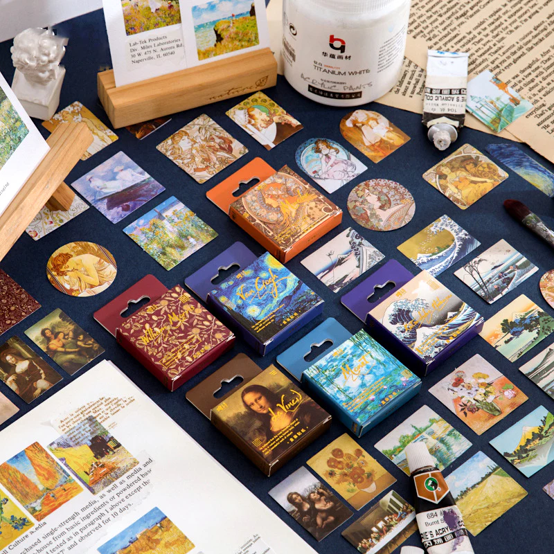 Van Gogh's Masterpiece Moments Stickers