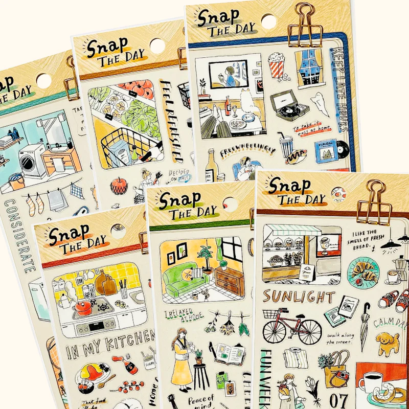 Mind Wave Snap The Day Stickers