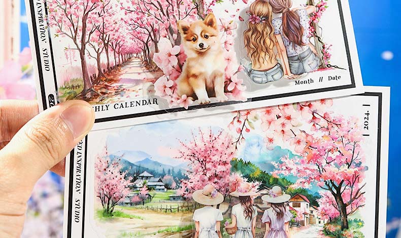 Kyoto in Spring PET Stickers - Limited Spring Edition