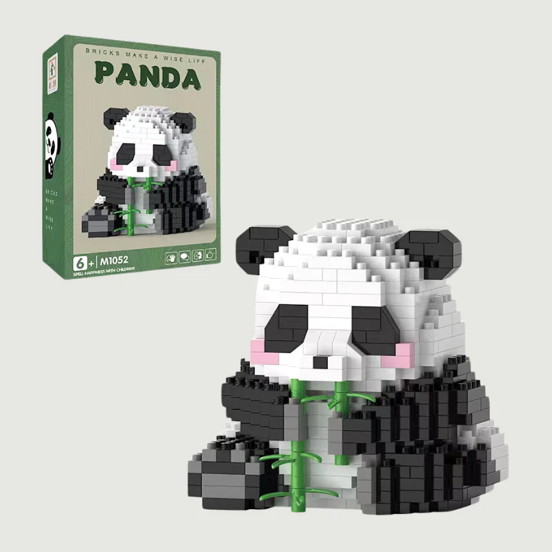 Hungry Panda Building Block Figure