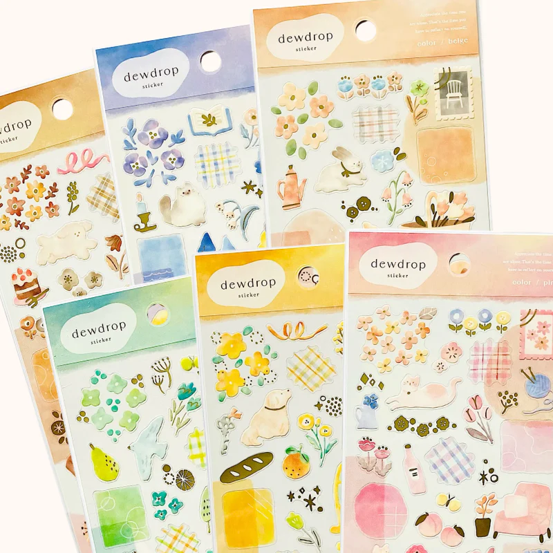 Mind Wave Dew Drop Stickers