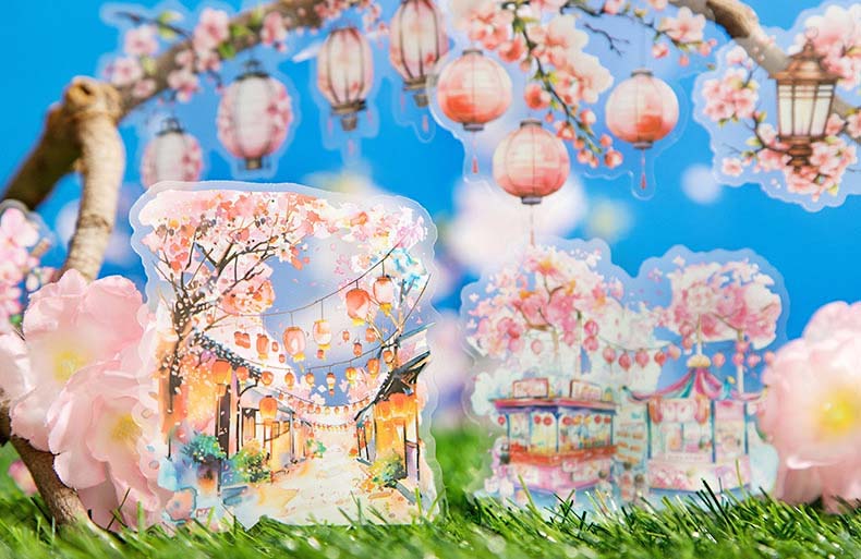 Kyoto in Spring PET Stickers - Limited Spring Edition