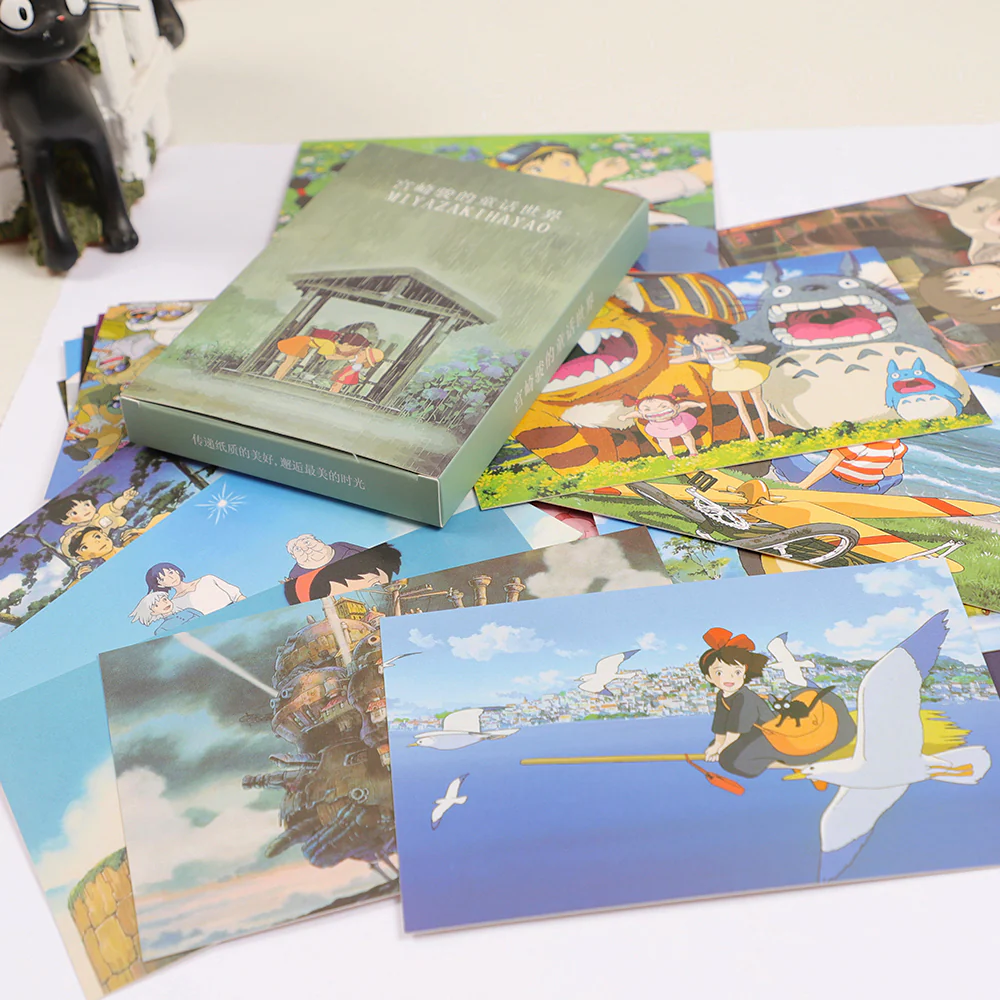 Studio Ghibli Greeting Cards - Set of 30