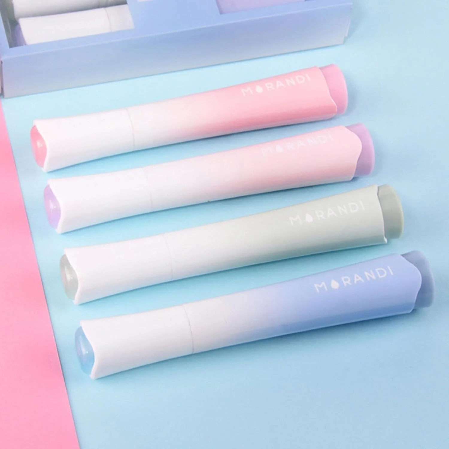 Morandi Pastel Breeze Highlighters - Set of 4 - 3 Types