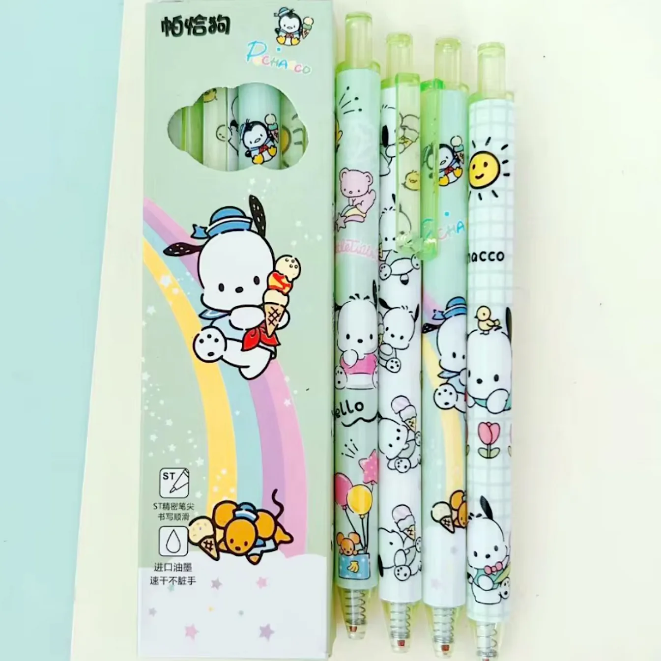Sanrio Pochacco Gel Pen - Set of 4