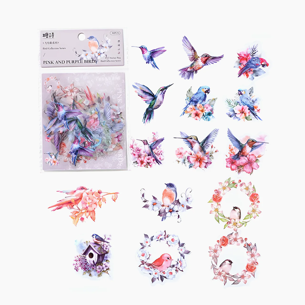 Winged Whispers Sticker Set