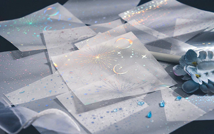 Midnight Moonlight Scrapbooking Paper Set