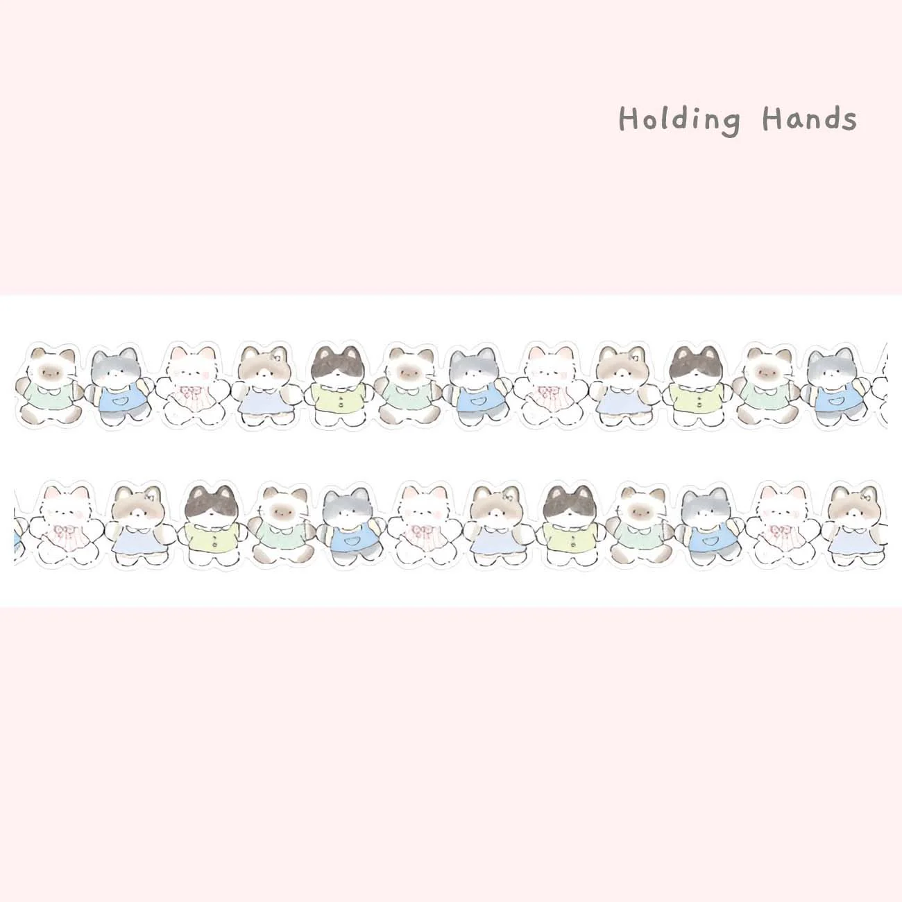 Doki-Doki Kitty Die-Cut Masking Tapes