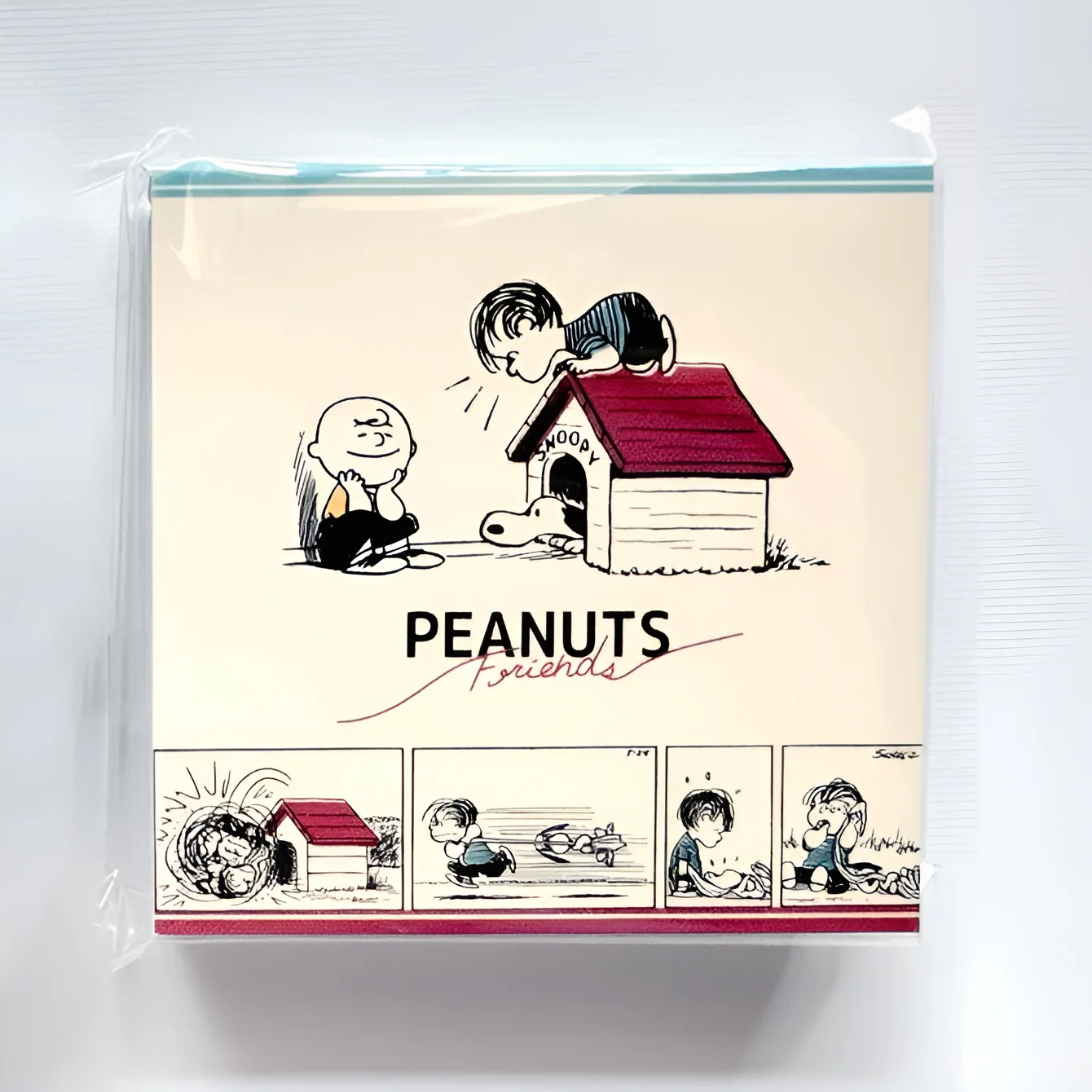 Peanuts Snoopy Memo Pad - Vintage Series - Comic Strip
