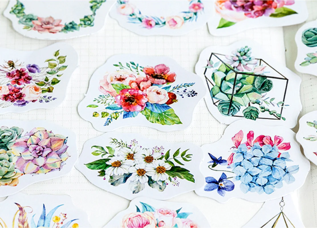 Summer Garden Paper Stickers