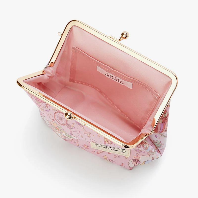 Sanrio x Liberty Fabrics Kiss-Lock Floral Frame Pouch - Limited Edition