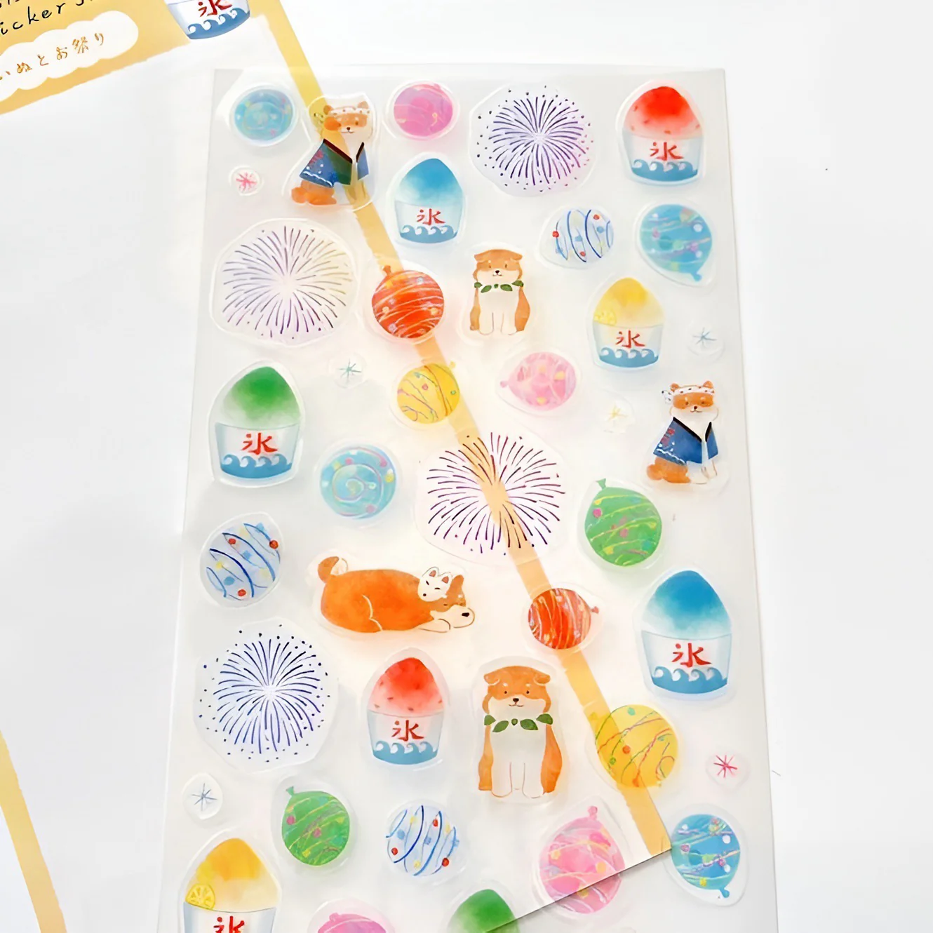 Furukawashiko Stickers - Limited Summer Edition - Shiba Fireworks