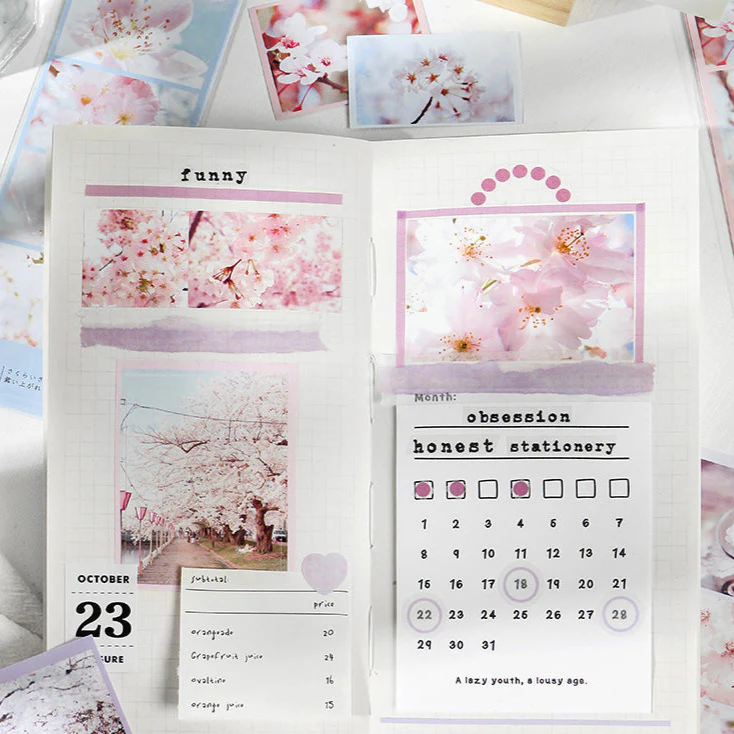 Spring Cherry Blossom Hanami Deco Stickers