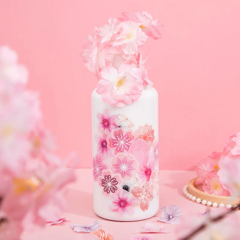 Floral Blossom Washi Sticker Roll