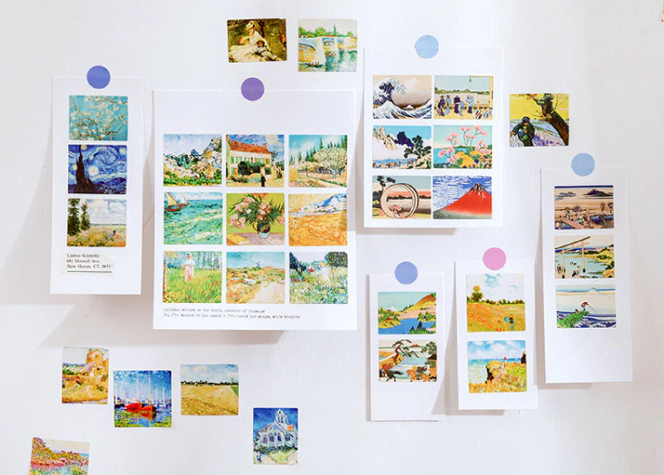Van Gogh's Masterpiece Moments Stickers