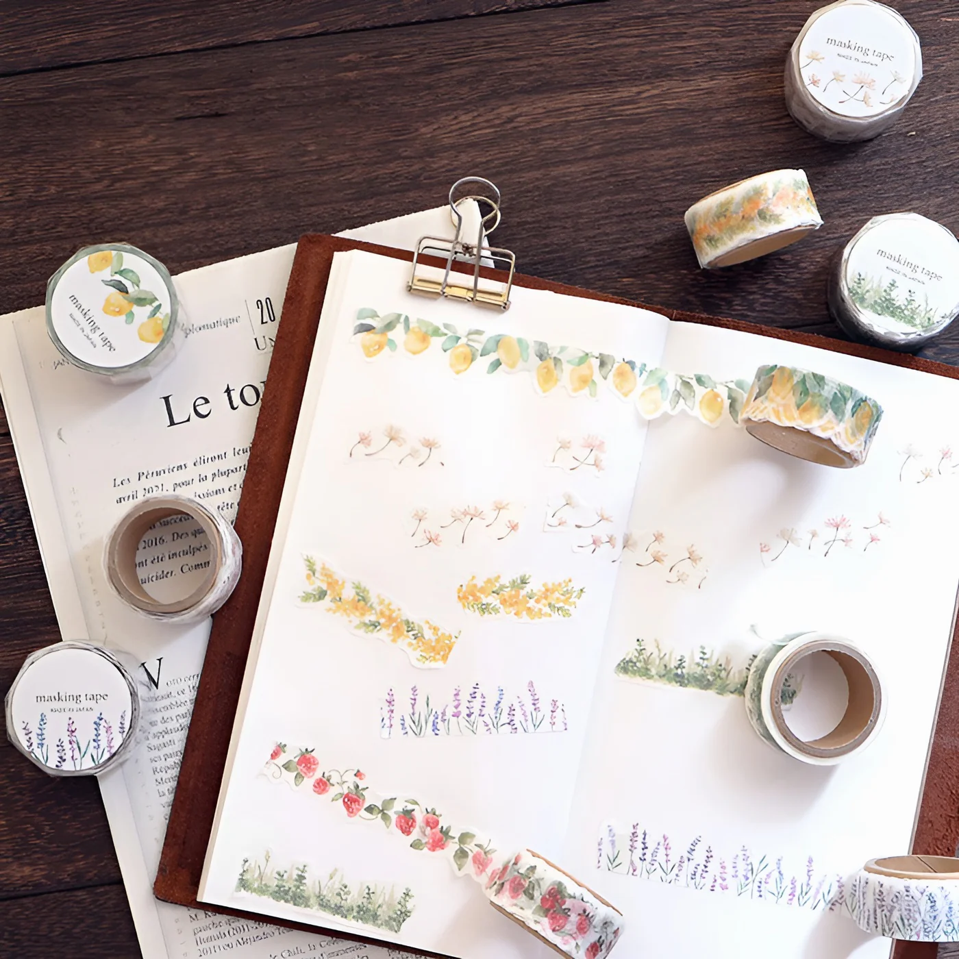 Mind Wave Palette Series Die-Cut Masking Tape - Lavender