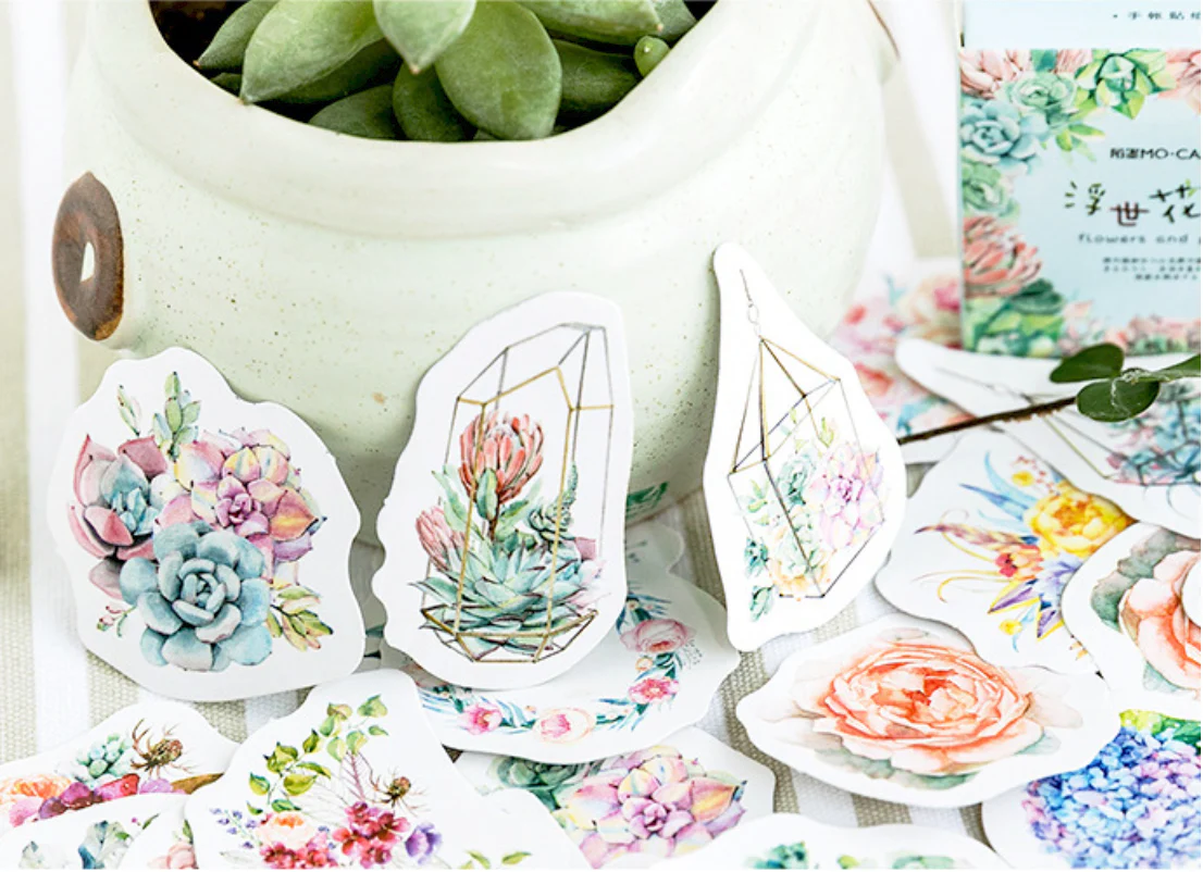 Summer Garden Paper Stickers