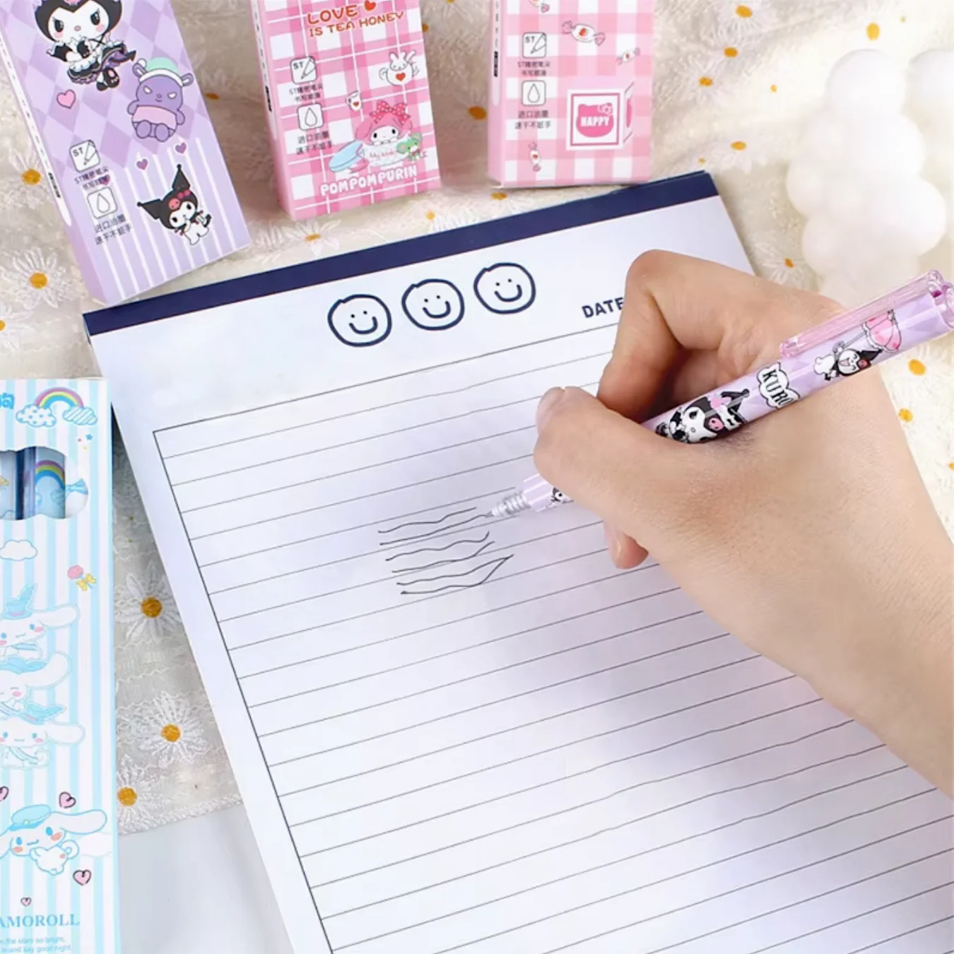 Sanrio Kuromi Gel Pen - Set of 4