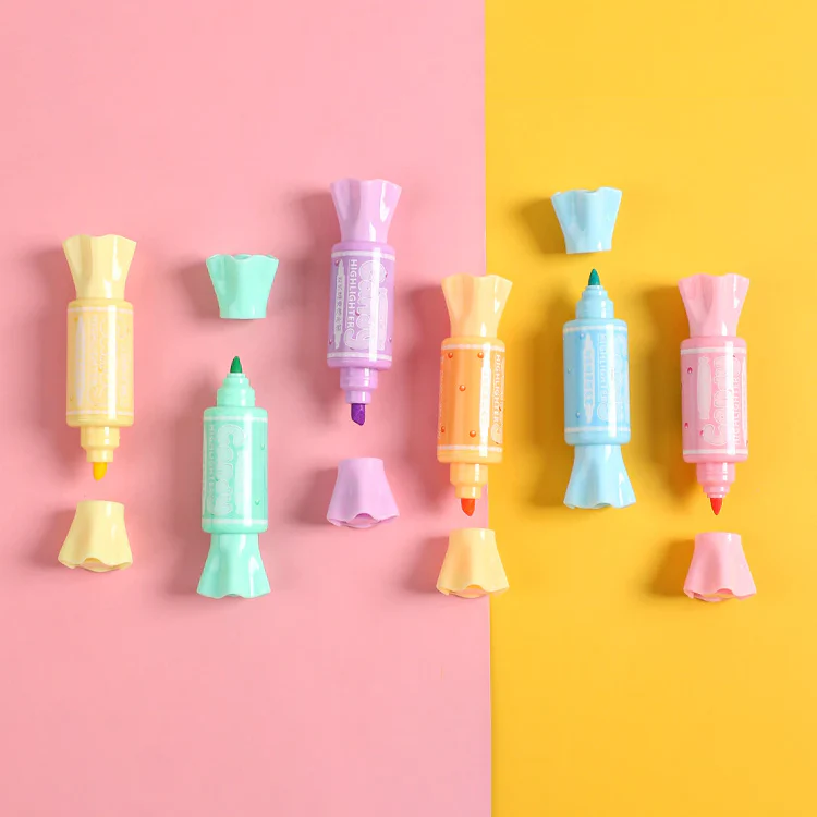 Mini Candy Highlighters - Set Of 6