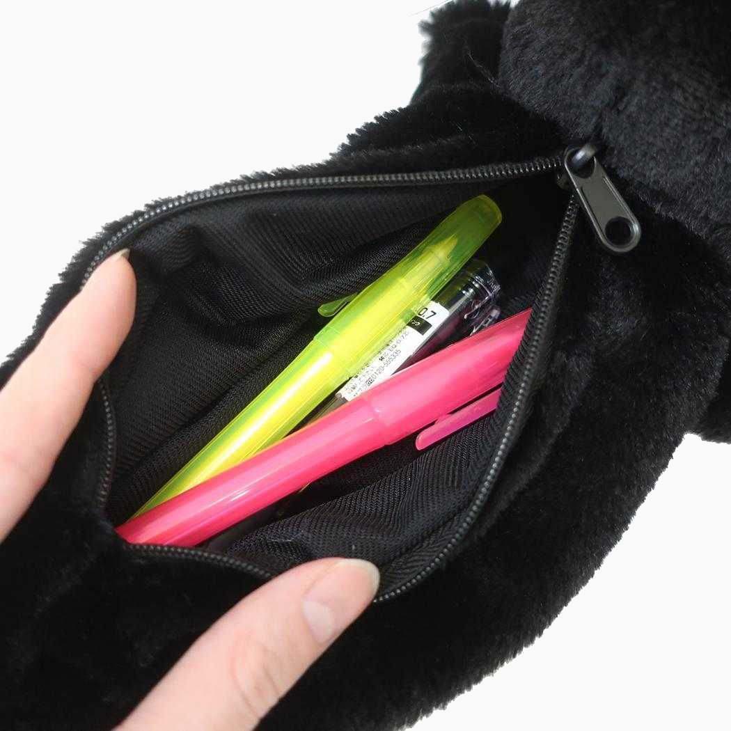 Kamio Japan Sleepy Critters Plush Pencil Case