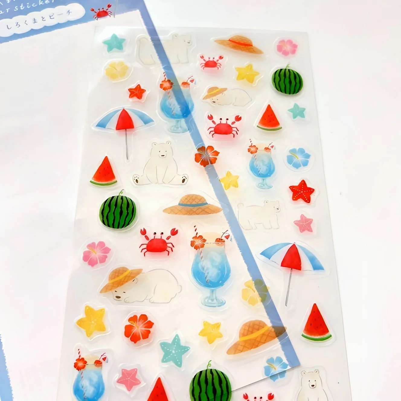 Furukawashiko Stickers - Limited Summer Edition - Lemonade Polar Bear