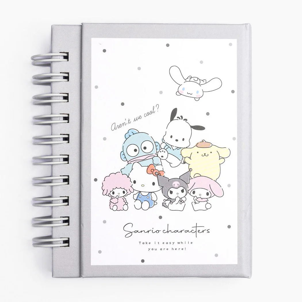 Sanrio Characters Hardcover Spiral Notebook - Aren't We Cool?