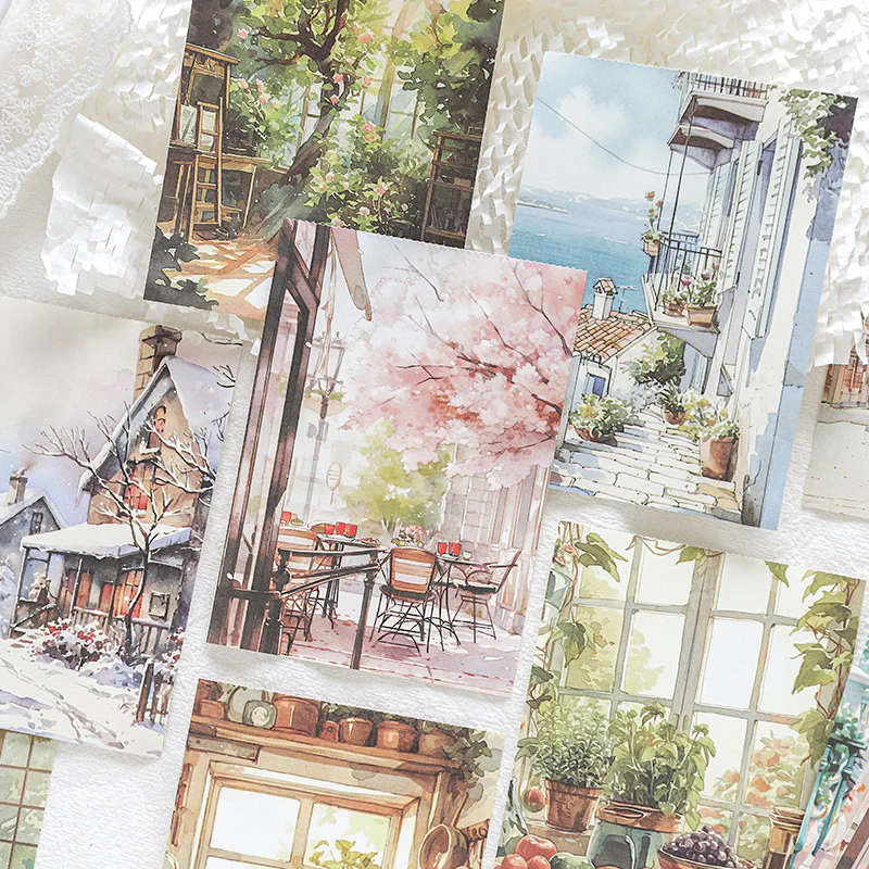 A Corner of the Landscape: Artistic Decorative Paper Set