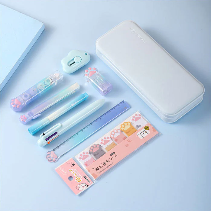 My Cute Essentials Pencil Box - Set of 9 Items