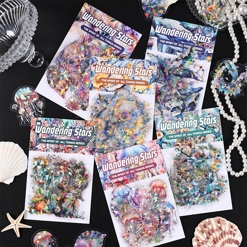 Shimmering Sea Wonders Stickers - Limited Summer Edition