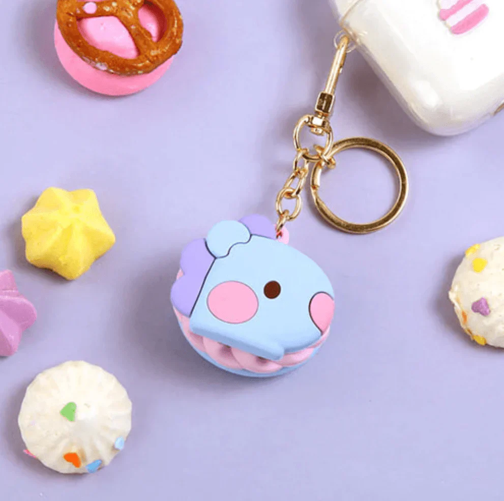 BT21 Mini Macaron Keychain