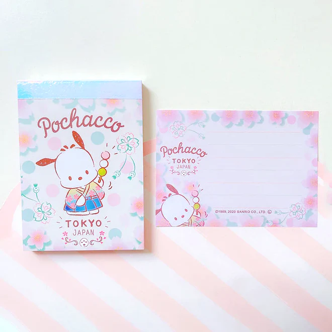Sanrio Characters Memo Pad - Sakura Hana