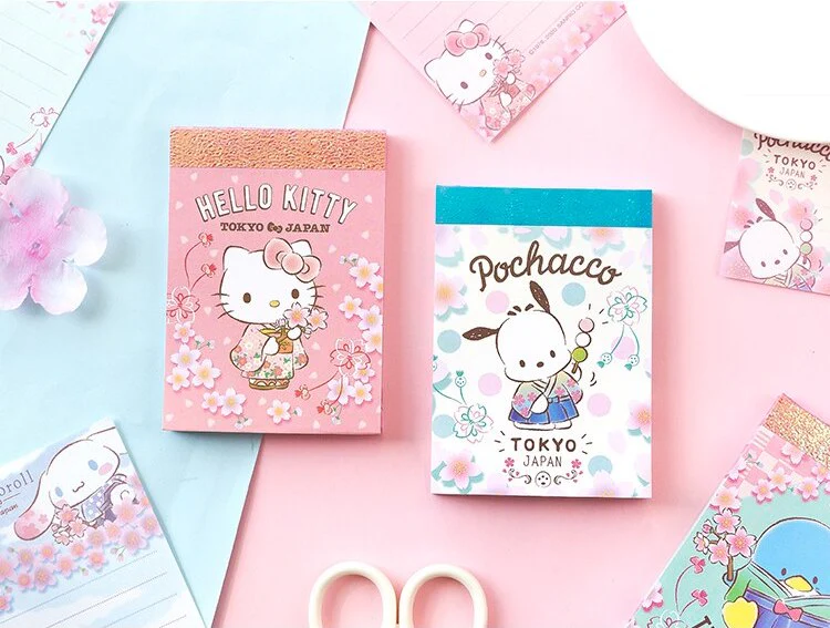Sanrio Characters Memo Pad - Sakura Hana